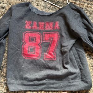 Kansas city chiefs color karma 87 sweatshirt large